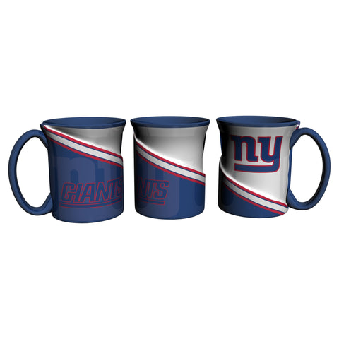 New York Giants 18Oz Sculpted Ceramic Twist Mugs