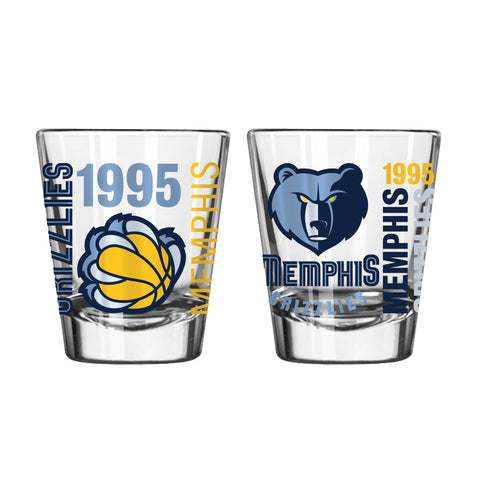 Memphis Grizzlies 2Oz Spirit Shot Glasses