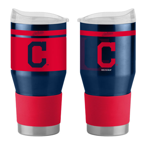 Cleveland Indians 24Oz Ultra Twist Tumblers - 18/8 Steel Vacuum Insulated With High Lip Slider Lid