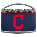 Cleveland Indians Cooler With Neoprene Sleeve And Freezer Component
