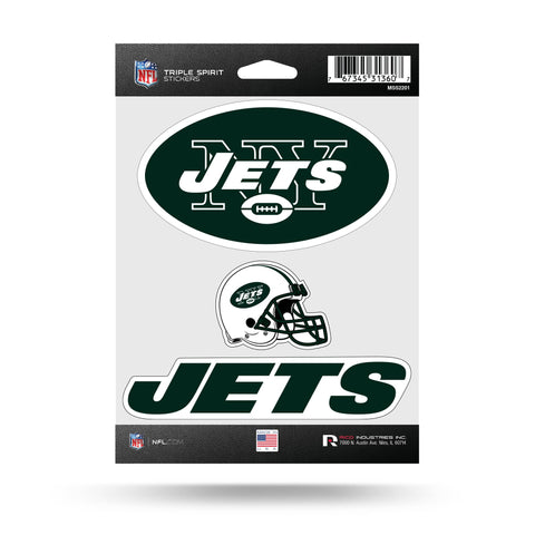 Jets Triple Spirit Stickers
