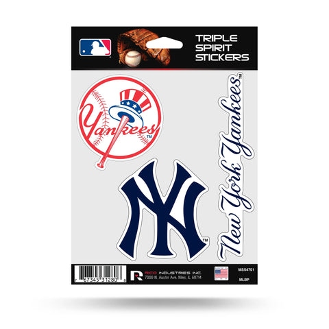 Yankees Triple Spirit Stickers