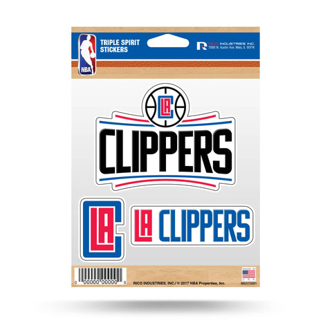 Clippers Triple Spirit Stickers