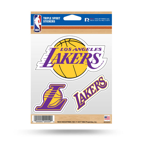 Lakers Triple Spirit Stickers