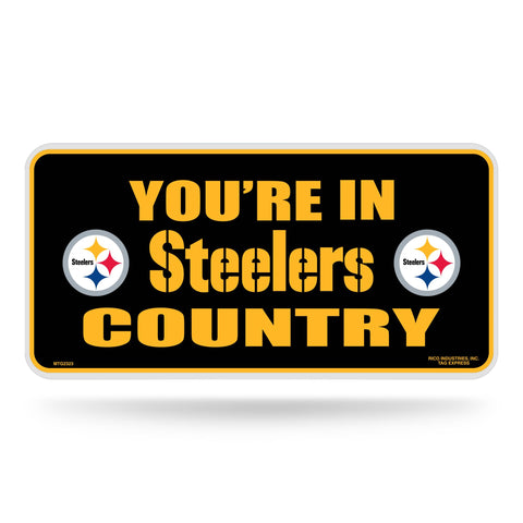 Steelers Country Metal Tag (Black)