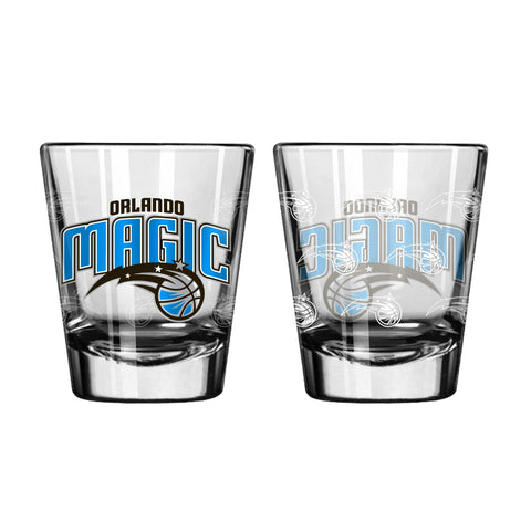 Orlando Magic 2Oz Satin Etch Shot Glasses