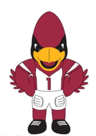 Arizona Cardinals 7 Ft Tall Inflatable Mascot