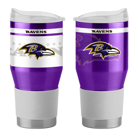 Baltimore Ravens 24Oz Ultra Twist Tumblers - 18/8 Steel Vacuum Insulated With High Lip Slider Lid