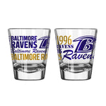 Baltimore Ravens 2Oz Spirit Shot Glasses