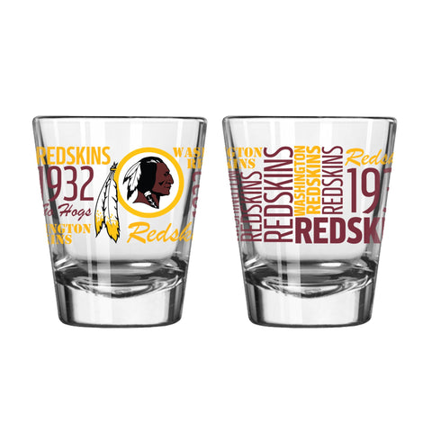 Washington Redskins 2Oz Spirit Shot Glasses