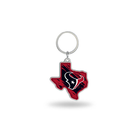 Texans - Texas State Shaped Keychain