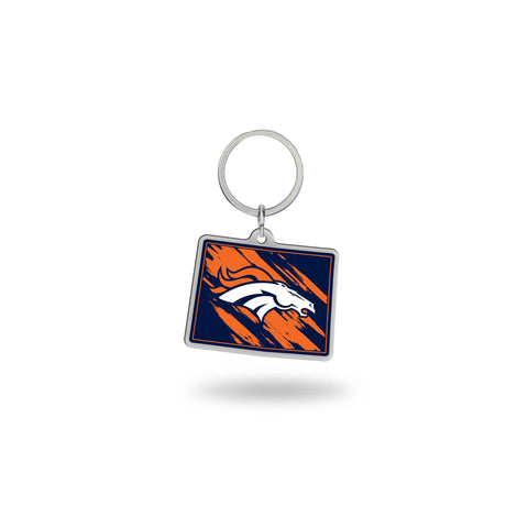 Broncos - Colorado State Shaped Keychain