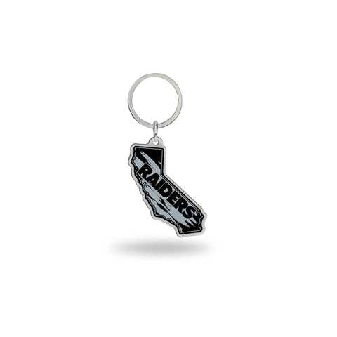 Raiders - California State Shaped Keychain