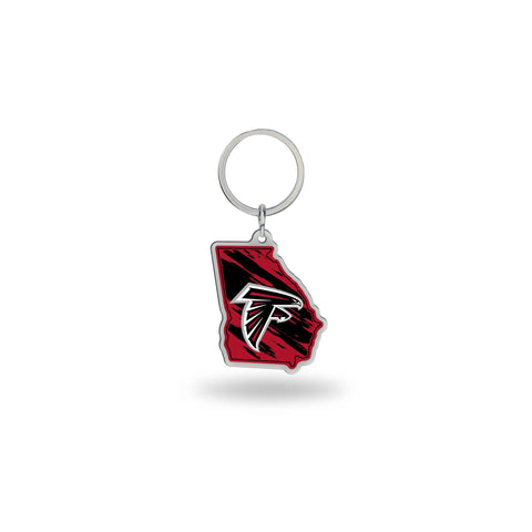Falcons - Georgia State Shaped Keychain
