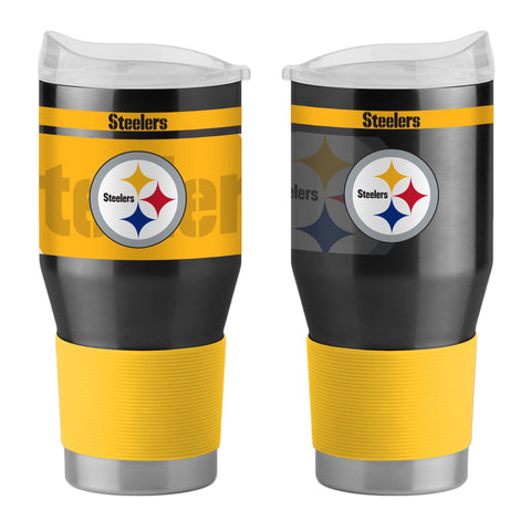 Pittsburgh Steelers 24Oz Ultra Twist Tumblers - 18/8 Steel Vacuum Insulated With High Lip Slider Lid