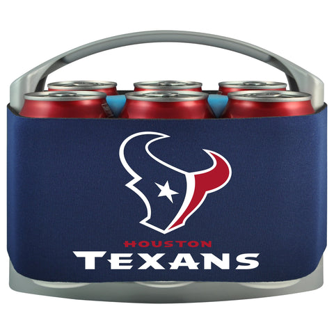 Houston Texans Cooler With Neoprene Sleeve And Freezer Component