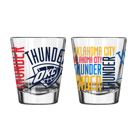 Oklahoma City Thunder 2Oz Spirit Shot Glasses