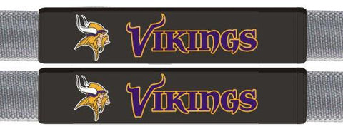Minnesota Vikings Leather Seat Belt Pads