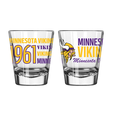 Minnesota Vikings 2Oz Spirit Shot Glasses