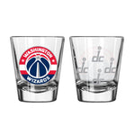 Washington Wizards 2Oz Satin Etch Shot Glasses