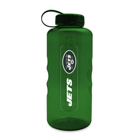 NEW YORK JETS  PLASTIC WATER BOTTLE - LARGE (66 oz)