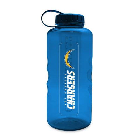 SAN DIEGO CHARGERS  PLASTIC WATER BOTTLE - LARGE (66 oz)