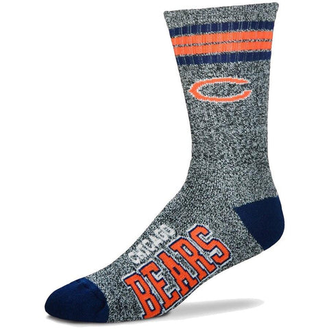 Men's Chicago Bears For Bare Feet Gray Got Marble Crew Socks
