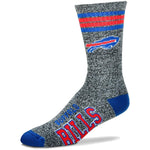 Men's Buffalo Bills For Bare Feet Gray Got Marble Crew Socks