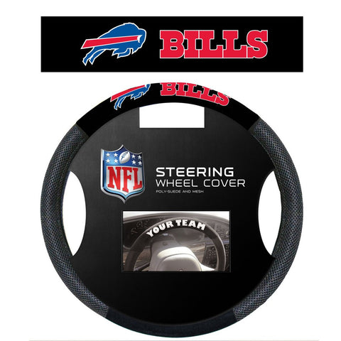 NFL Buffalo Bills Poly-Suede Steering Wheel Cover