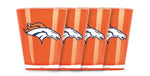 DENVER BRONCOS INSULATED SHOT GLASS - 4PC/SET