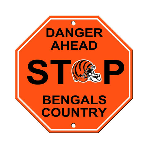 NFL Cincinnati Bengals Stop Sign