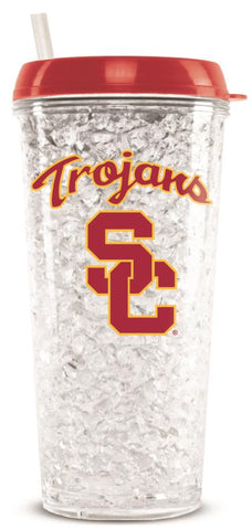 UNIV. OF SO. CALIFORNIA CRYSTAL FREEZER TUMBLER