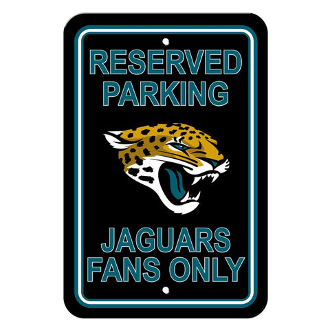 NFL Jacksonville Jaguars Reserved Parking Sign