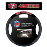 NFL San Francisco 49ers Poly-Suede Steering Wheel Cover