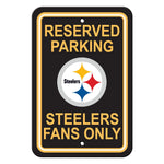NFL Pittsburgh Steelers Reserved Parking Sign
