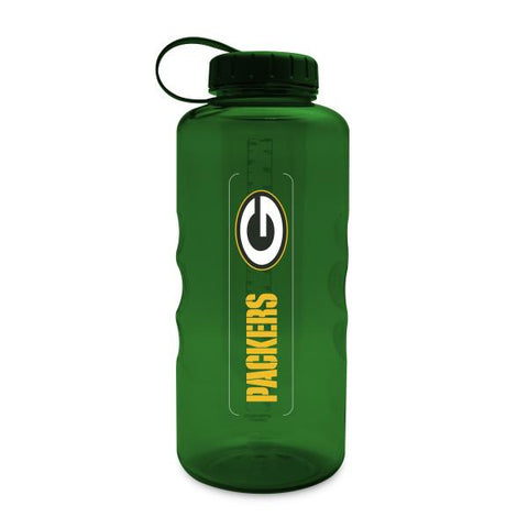 GREEN BAY PACKERS  PLASTIC WATER BOTTLE - LARGE (66 oz)