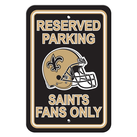 NFL New Orleans Saints Reserved Parking Sign
