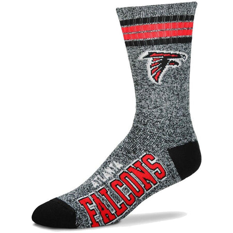 Men's Atlanta Falcons For Bare Feet Gray Got Marble Crew Socks