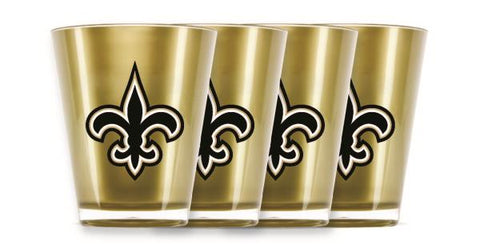 NEW ORLEANS SAINTS INSULATED SHOT GLASS - 4PC/SET