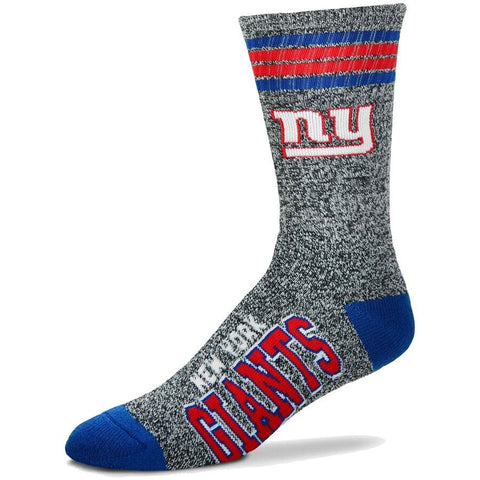 Men's New York Giants For Bare Feet Gray Got Marble Crew Socks