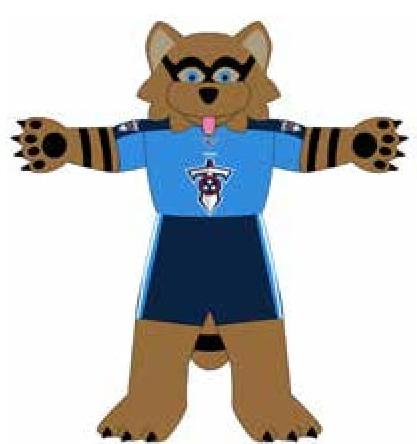 Tennessee Titans 7 Ft Tall Inflatable Mascot
