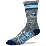 Men's Tennessee Titans For Bare Feet Gray Got Marble Crew Socks